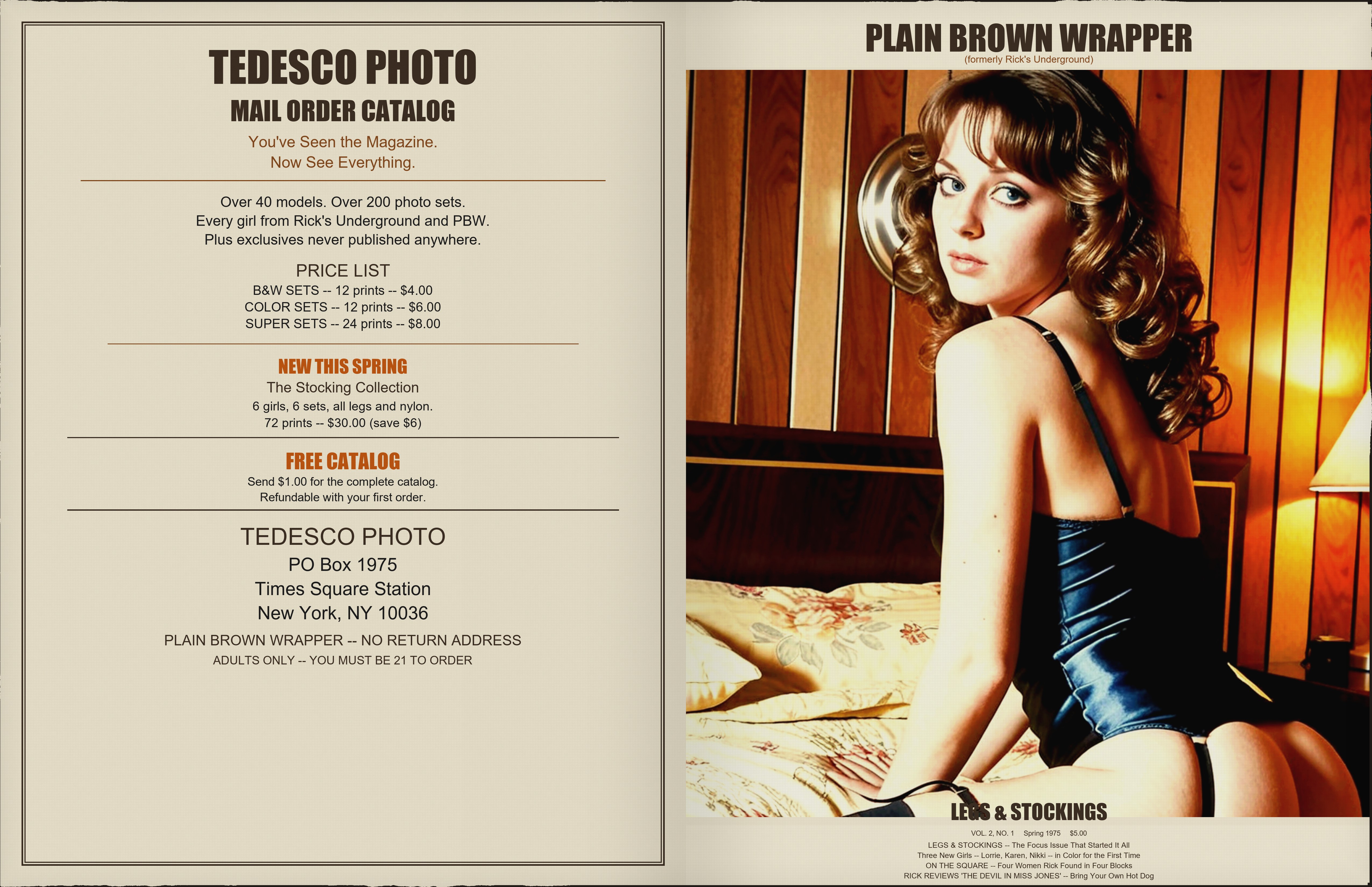 Plain Brown Wrapper Vol. 2, No. 1